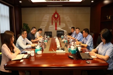 中国进出口银行浙江省分行行长彭豪一行莅临6686体育入口开展银企高层会谈活动